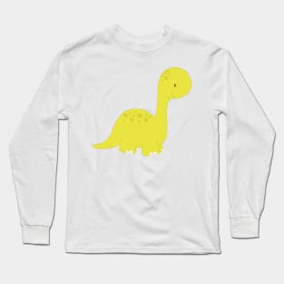 Cute Dinosaur, Baby Dinosaur, Dino, Brontosaurus Long Sleeve T-Shirt